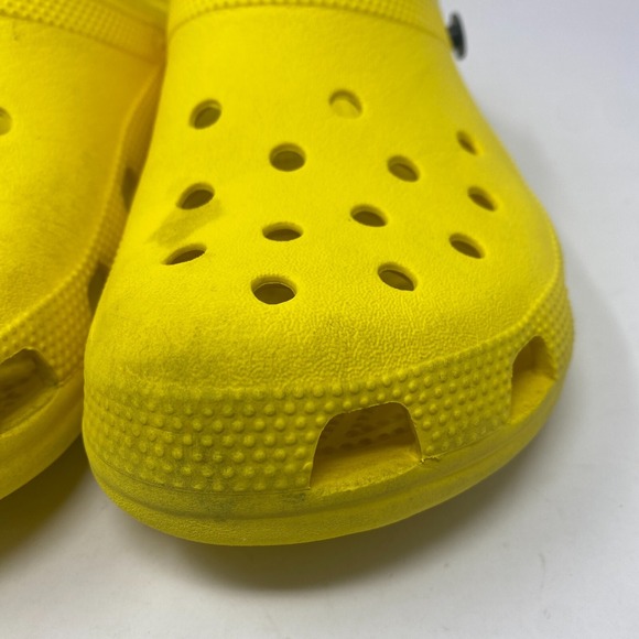 Crocs Classic Clogs Shoes Yellow Men's Size 7 Women's Size 9 - Picture 4 of 10